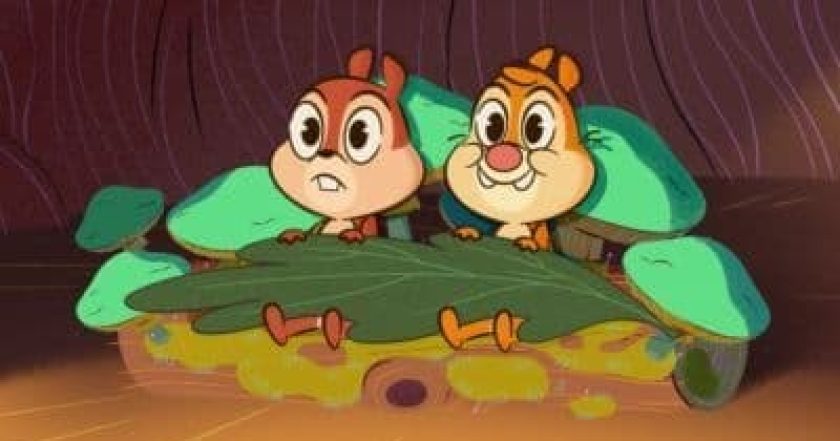 Chip a Dale život v parku