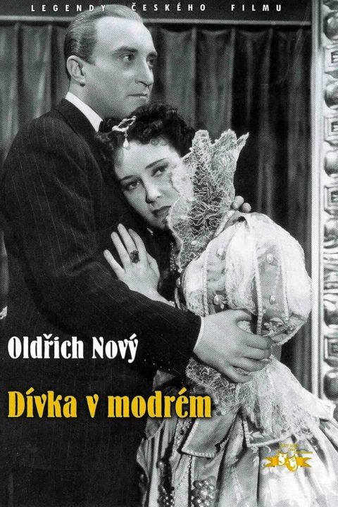 Plagát Dívka v modrém