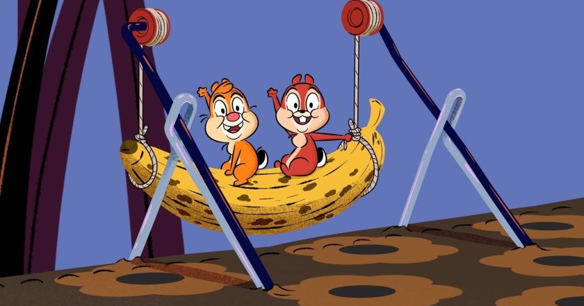 Chip a Dale život v parku